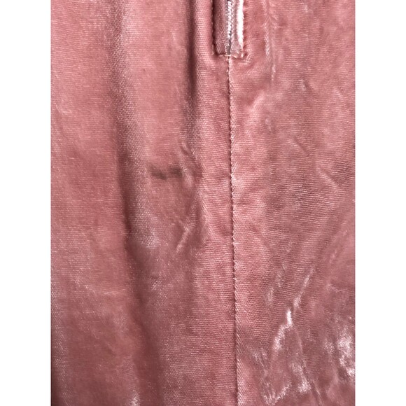 NWT 1990s-Y2K Jessica McClintock GUNNE SAX Pink Velvet Dress W/Cut Out S. AS IS - Picture 7 of 10